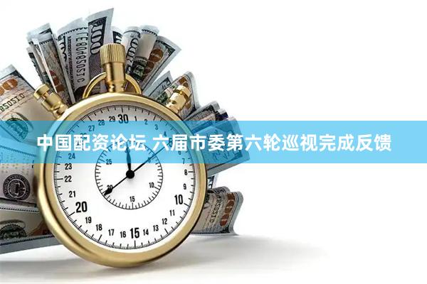中国配资论坛 六届市委第六轮巡视完成反馈